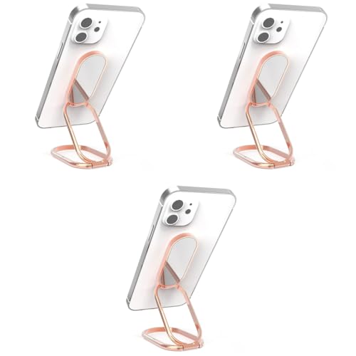 ZORBES® Desktop Phone Stand 360° Rotatable Mobile Ring Holder Foldable Strong Adhesive Grip Pocket-Friendly Zinc Alloy for Hand Table Car Mount 3 PCS ZORBES® Desktop Phone Stand 360° Rotatable Mobile Ring Holder Foldable Strong Adhesive Grip Pocket-Friendly Zinc Alloy for Hand Table Car Mount 3 PCS